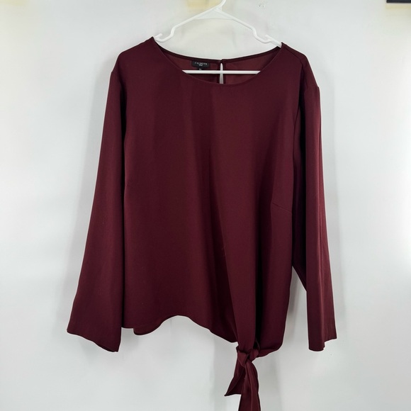 Talbots Elegant Burgundy Women's Top size 3X - Picture 5 of 6